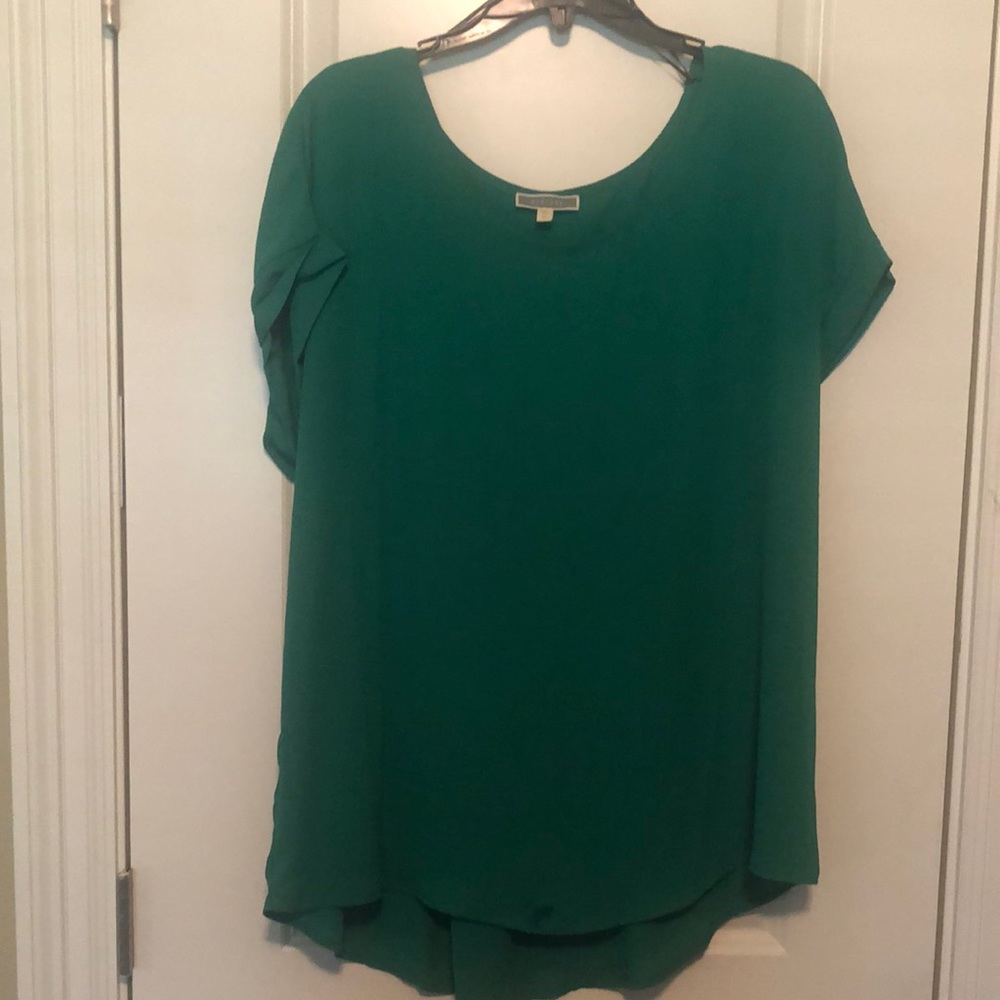 Green blouse